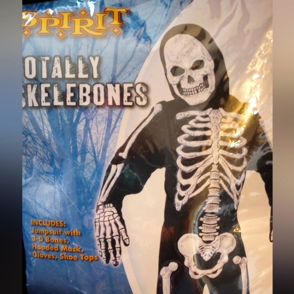 Kids skeleton costume